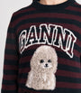 Wool-Blend Jacquard Poodle Sweatshirt