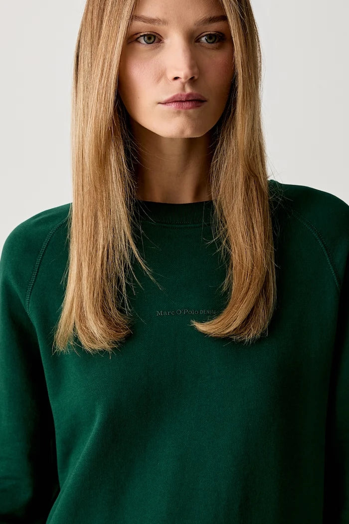 Marc O'Polo kadın pamuklu oversize sweatshirt