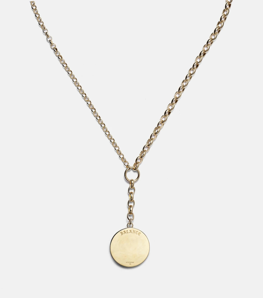 FoundRae - Balance 18kt gold chain necklace with diamonds