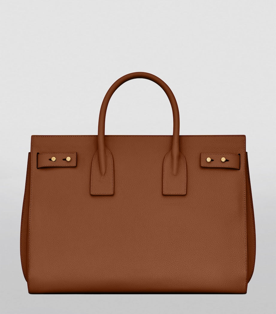 Saint Laurent Beige Large Sac de Jour Tote Bag