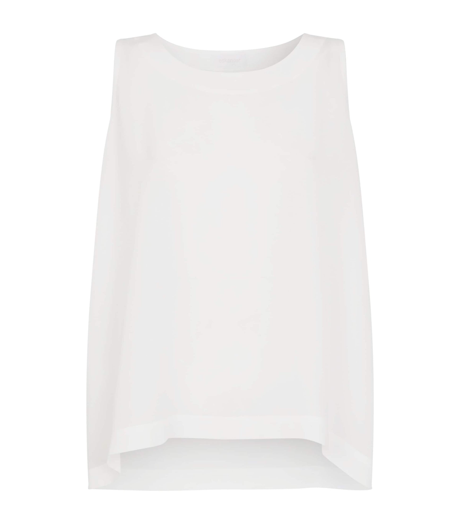 Silk Shell Top WHITE