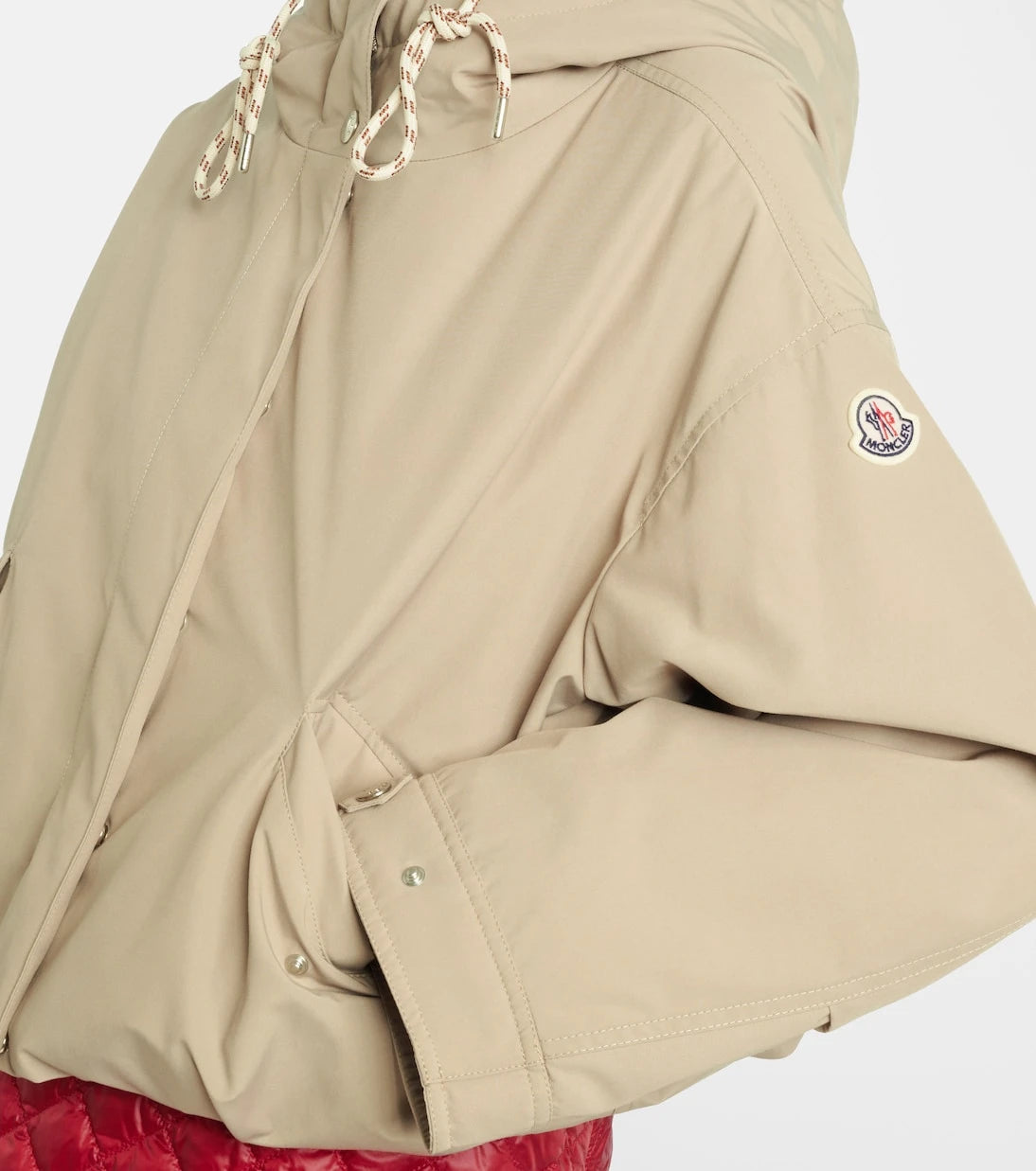 Moncler - Eucalyptus cropped down jacket