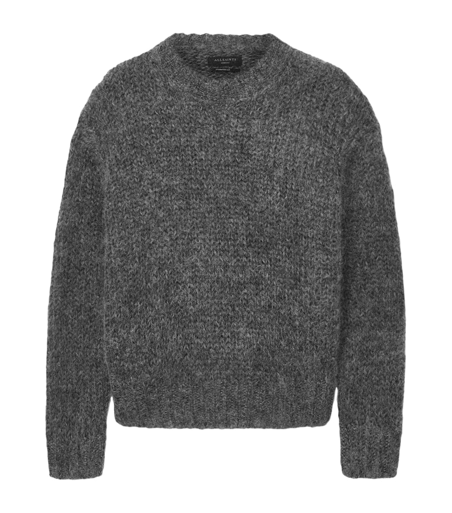 AllSaints Grey Oversized Myles Sweater