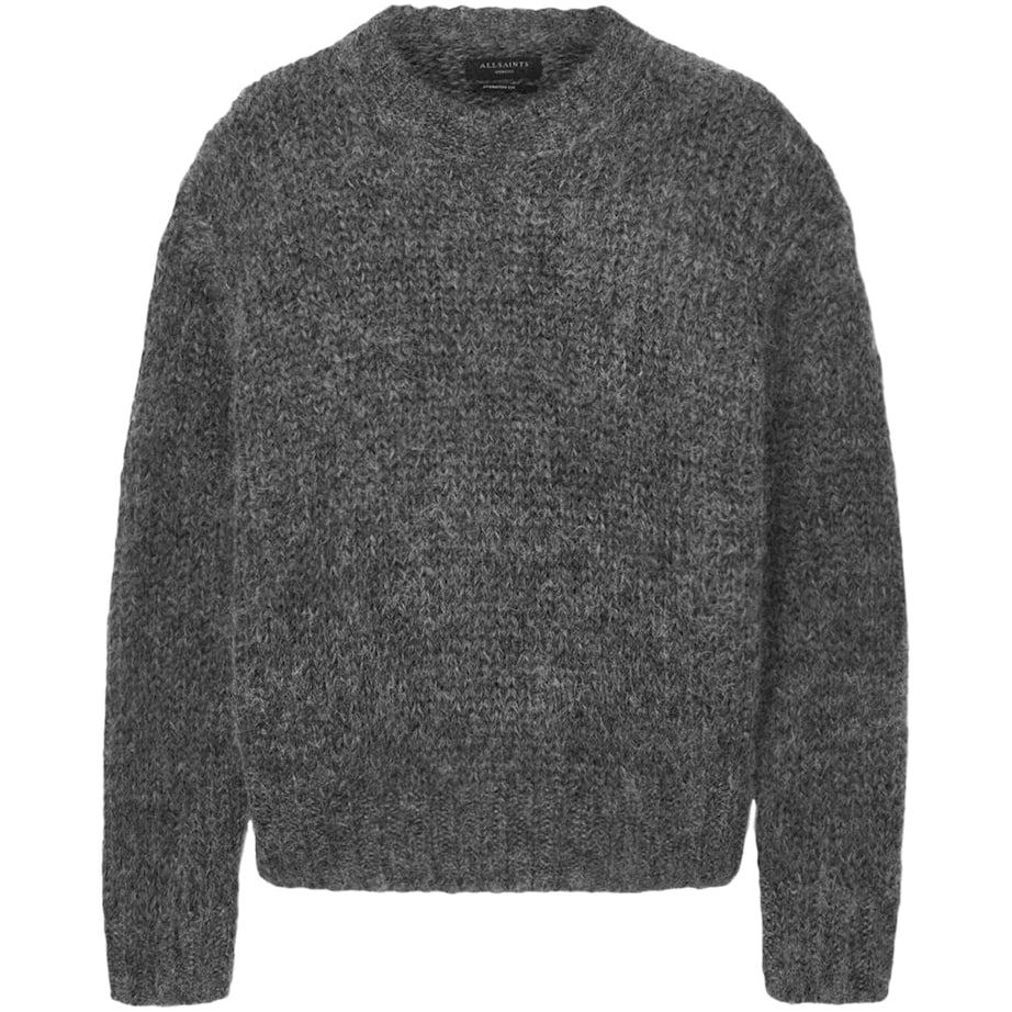 AllSaints Grey Oversized Myles Sweater