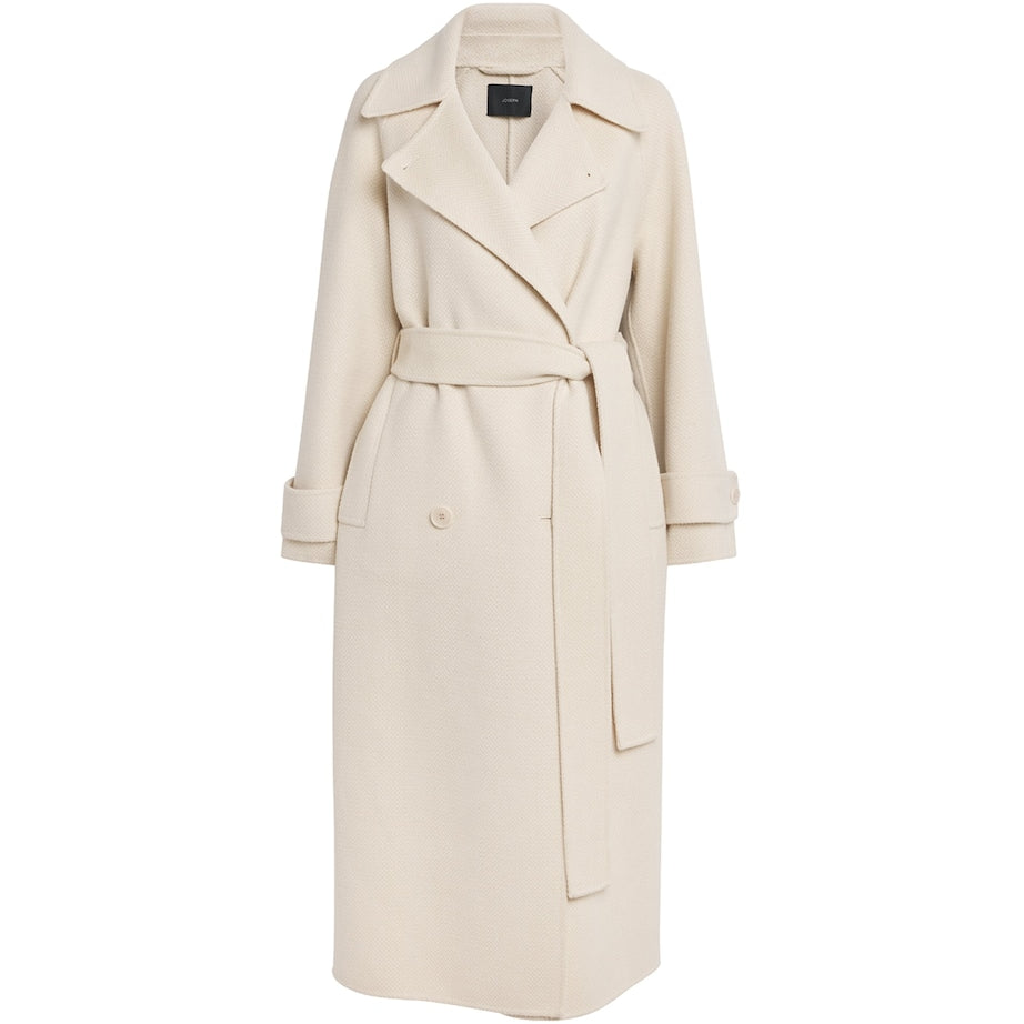 Multi Virgin Wool Navarre Linear Coat