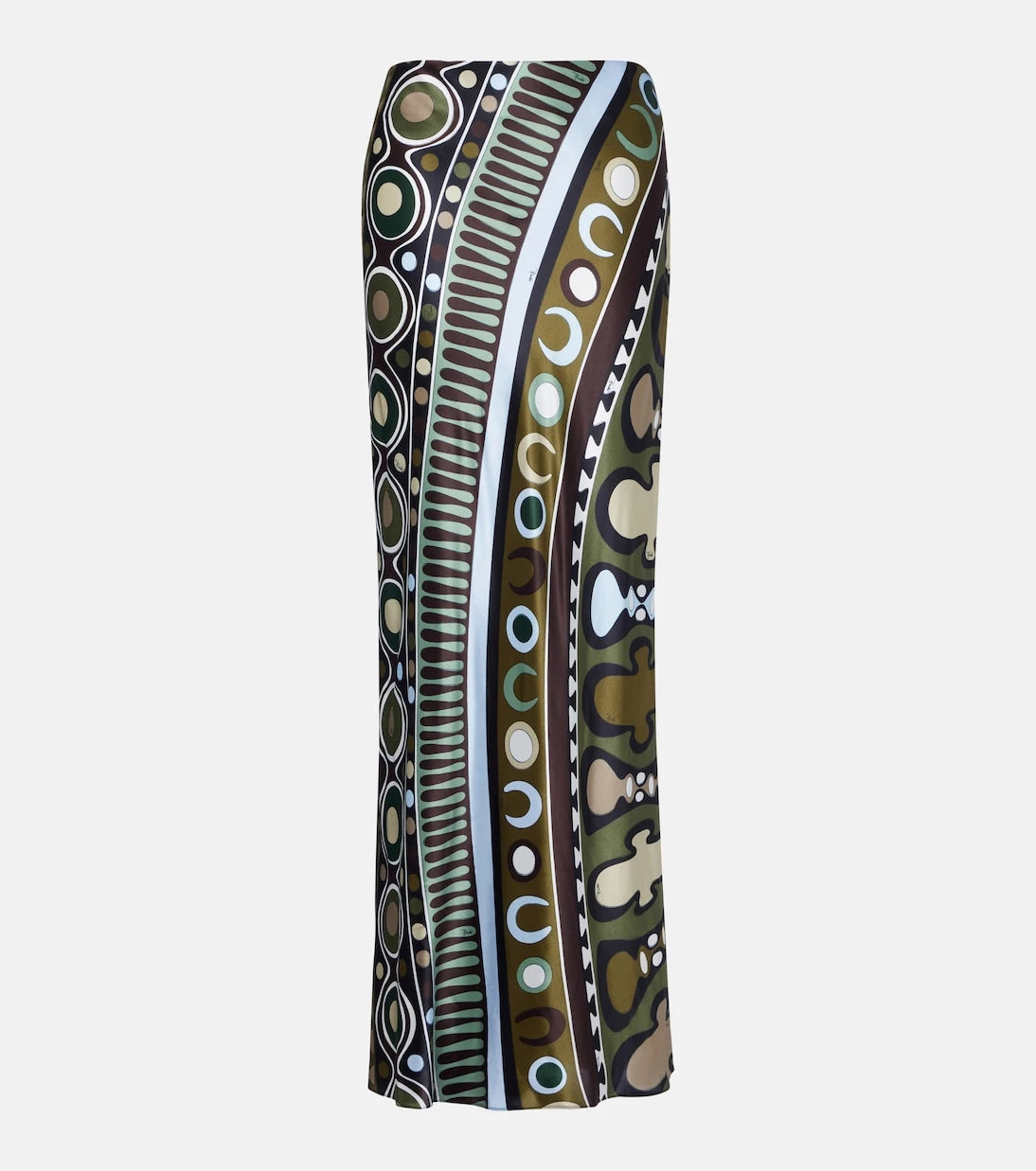 Pucci - Soleil silk satin maxi skirt