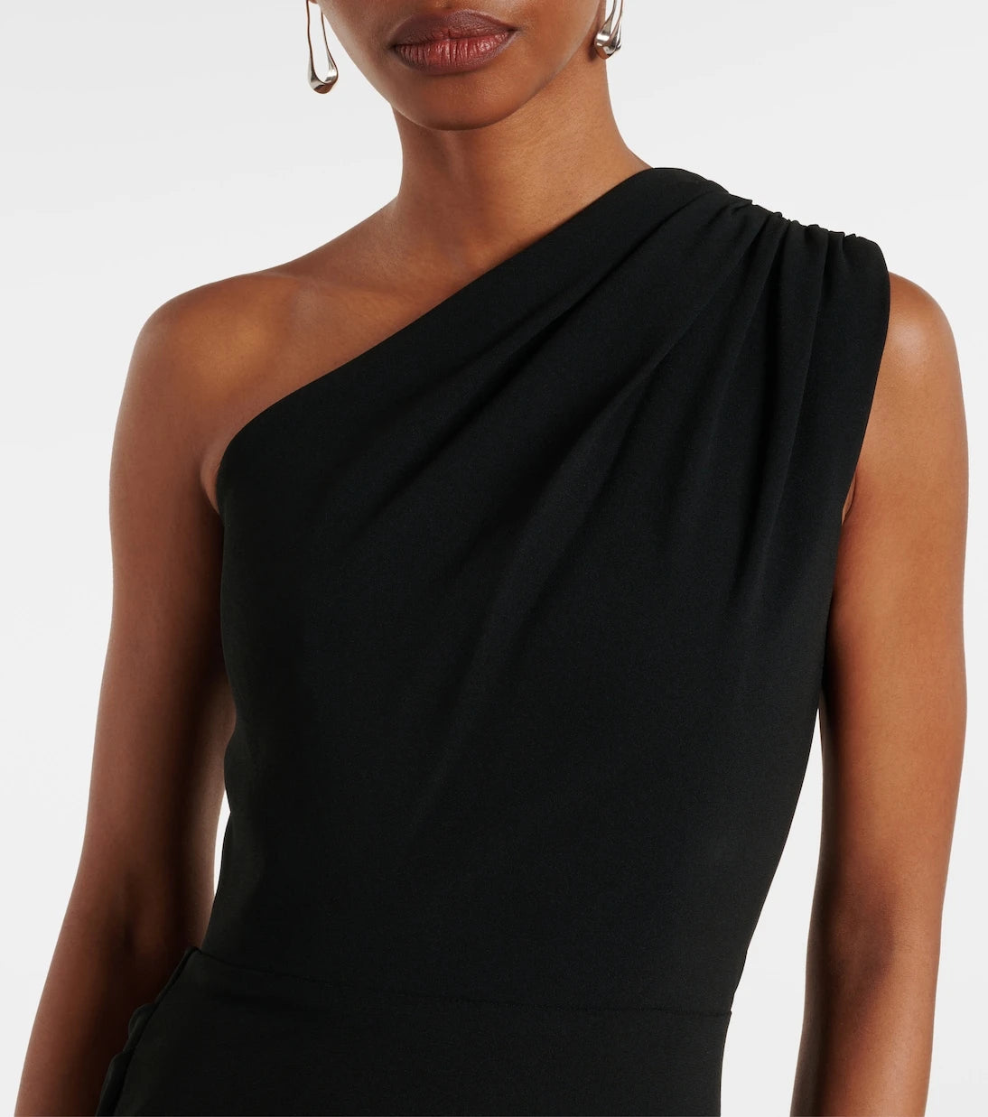 Alex Perry - Draped one-shoulder crêpe gown