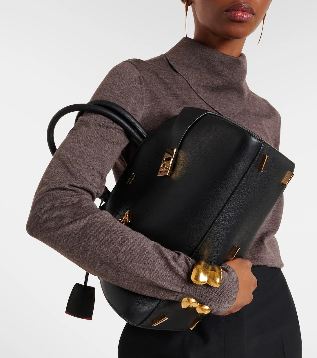 Ferragamo - Hug leather tote bag