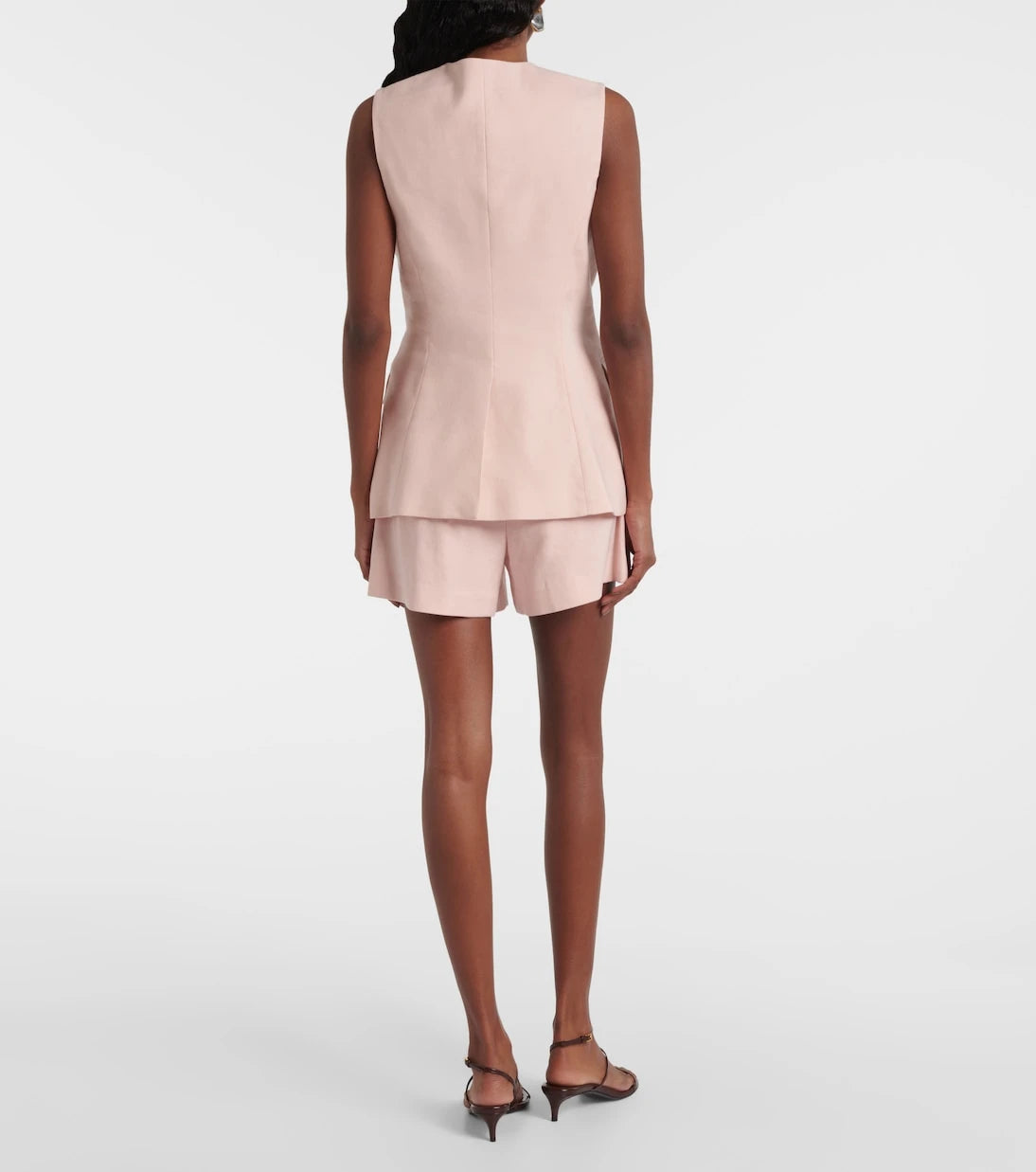 Veronica Beard - Lois linen-blend vest