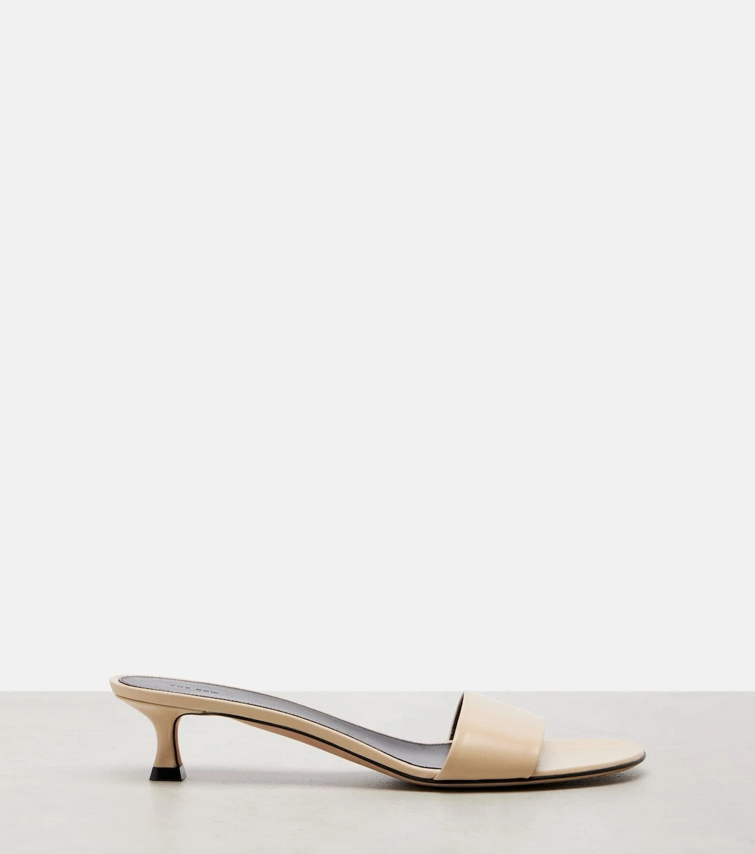 The Row - Combo leather slides