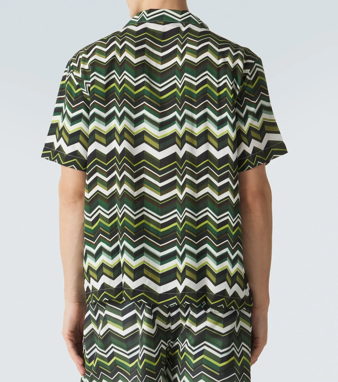 Missoni - Zigzag bowling shirt