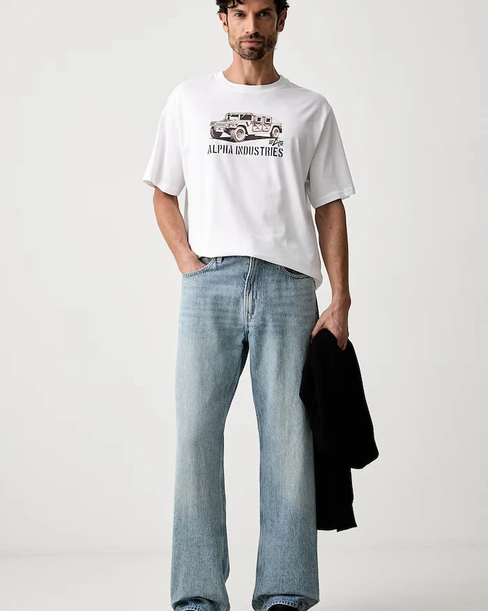 Alpha Industries erkek pamuklu Humvee tişört