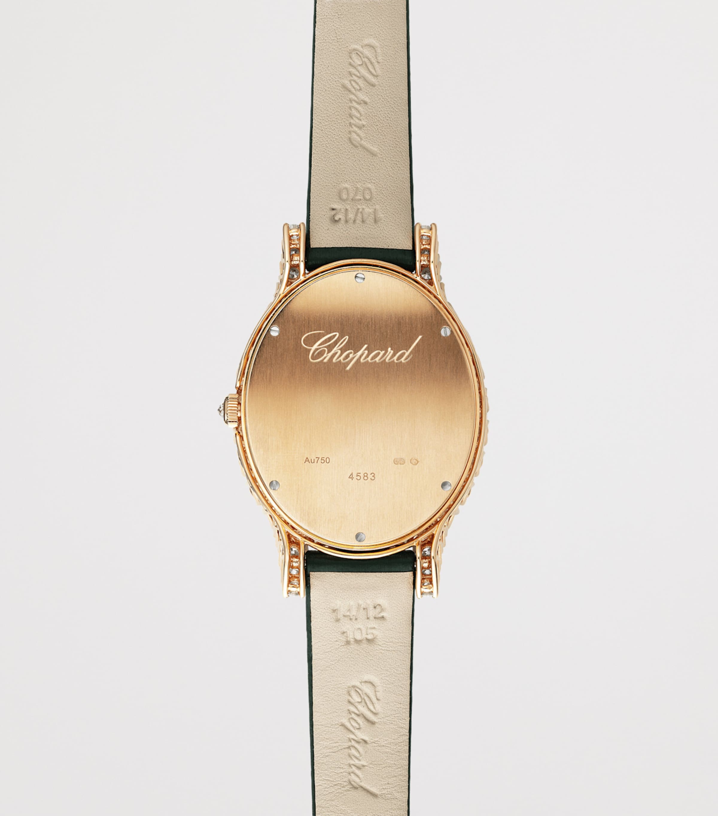 Medium Rose Gold and Diamond Heure du Diamant Oval Watch