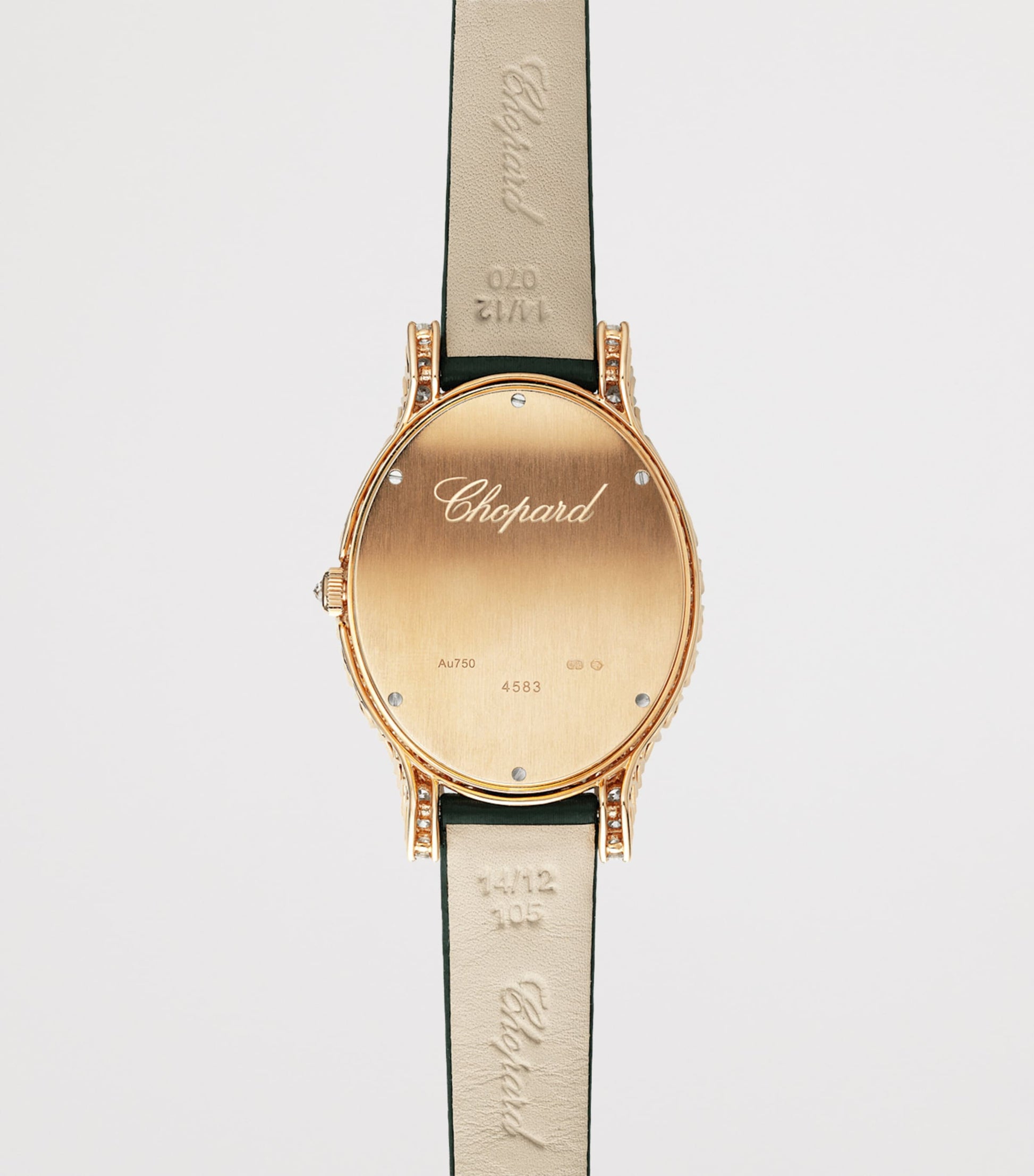 Medium Rose Gold and Diamond Heure du Diamant Oval Watch