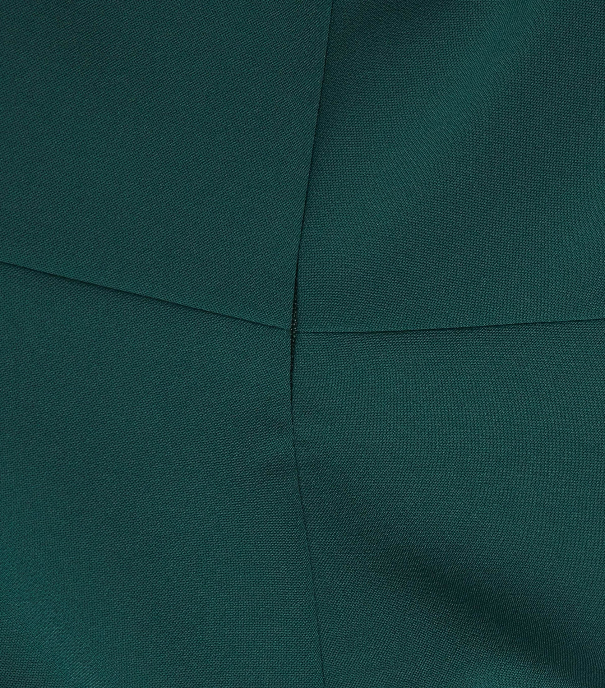 Crepe Draped Off-The-Shoulder Gown