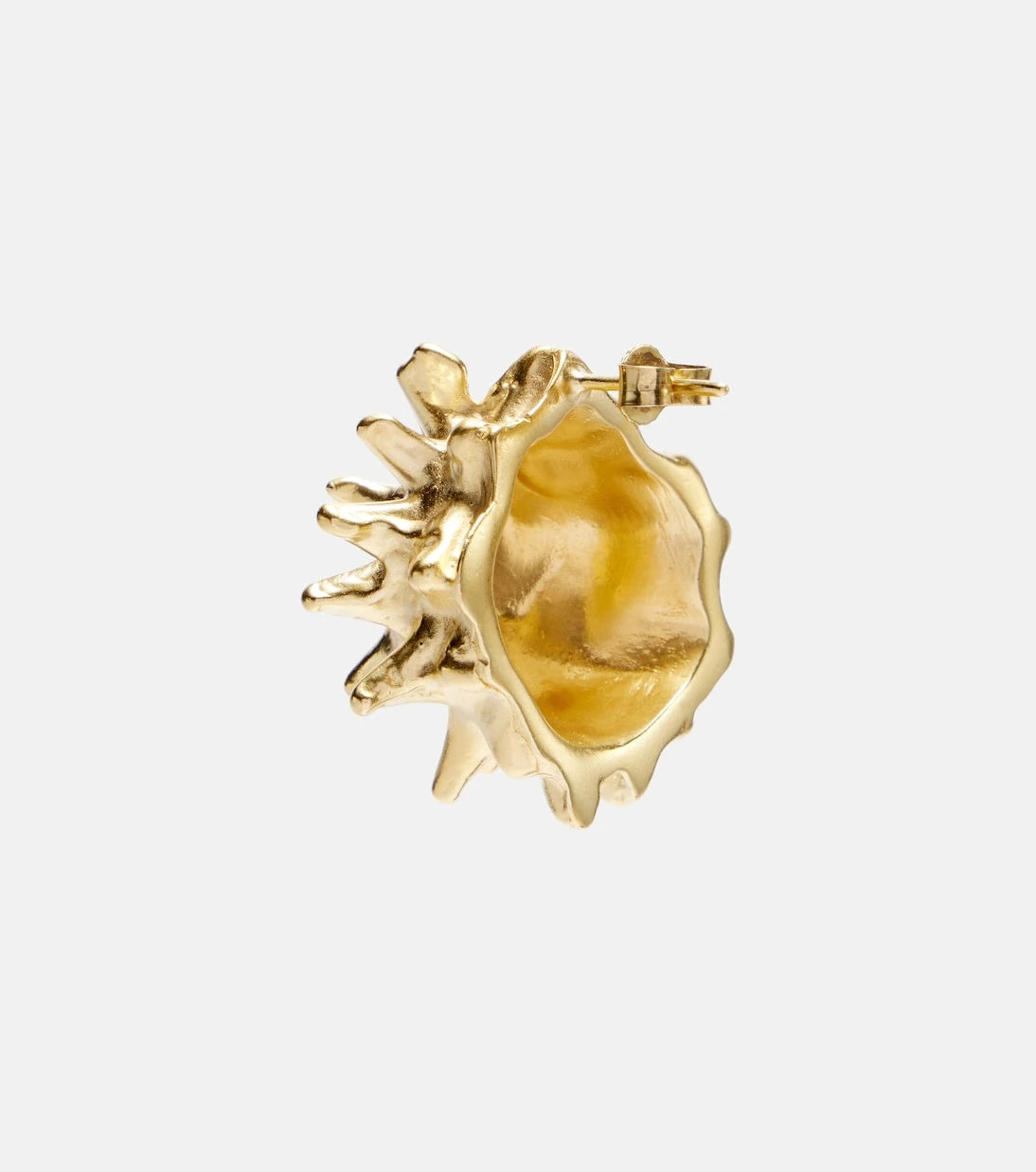 Ysso - Sea Urchin 24kt gold-plated earrings