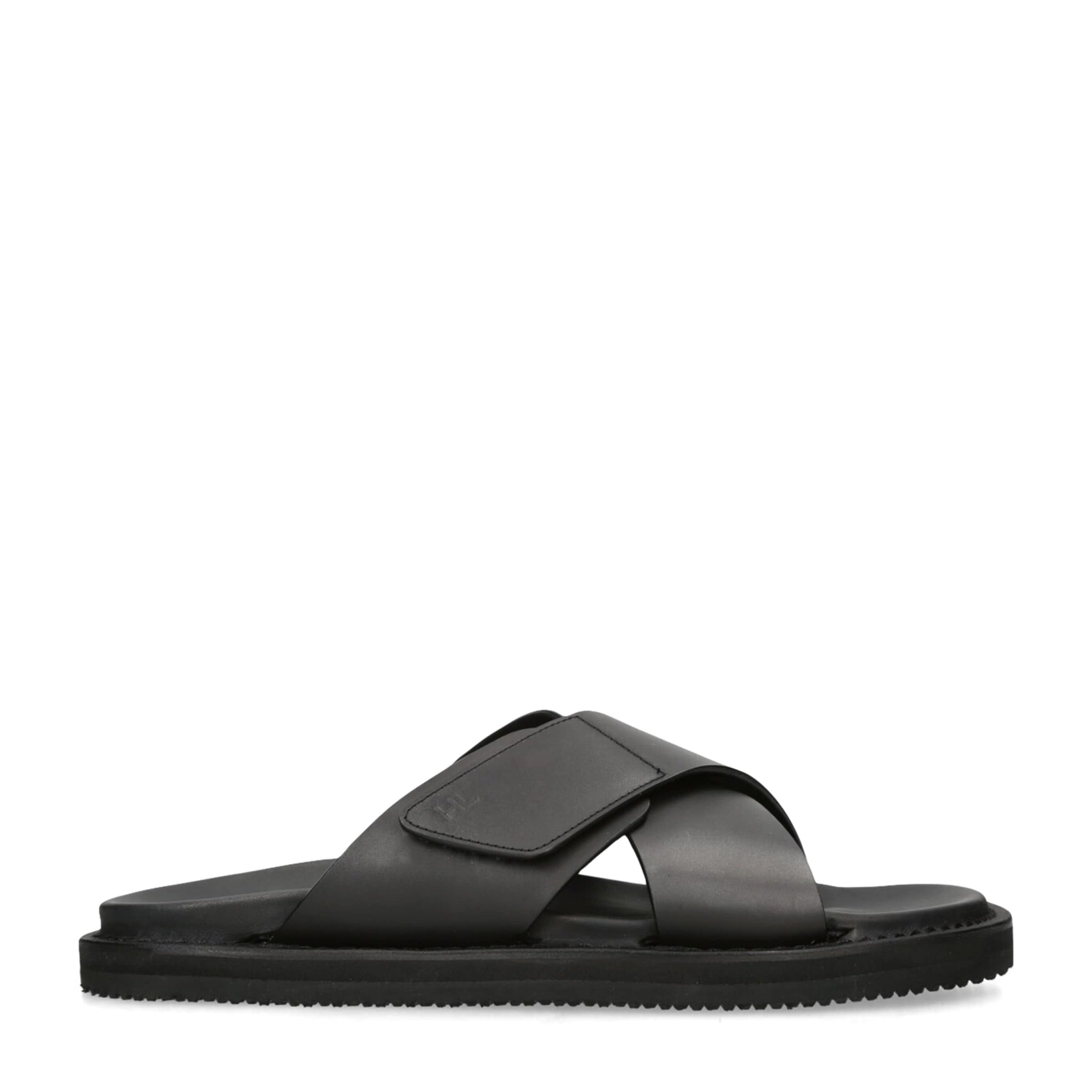 Harrys London Leather Promenade Cross Sandals