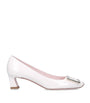 Roger Vivier Beige Patent Decolleté Belle Vivier Pumps 45