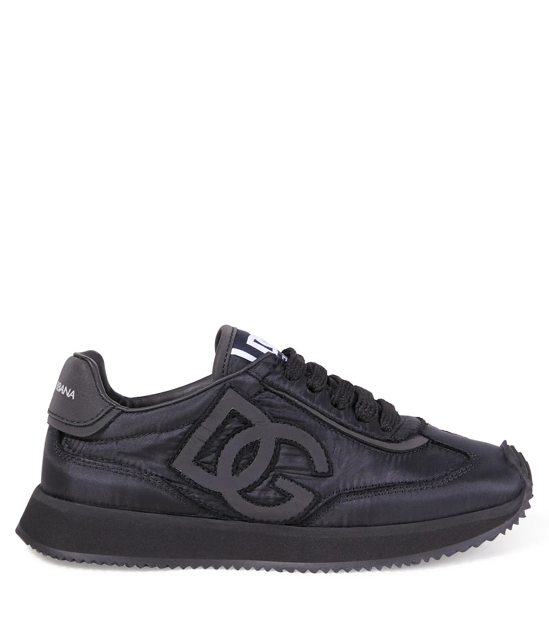 Dolce&Gabbana Kids - DG leather-trimmed snekaers