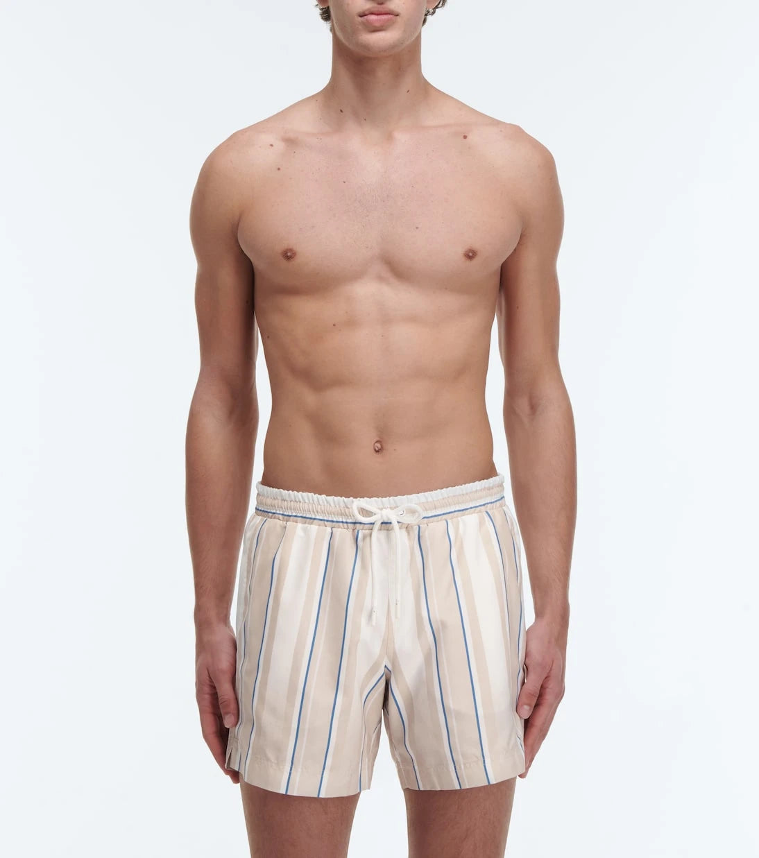 Commas - Striped swim shorts