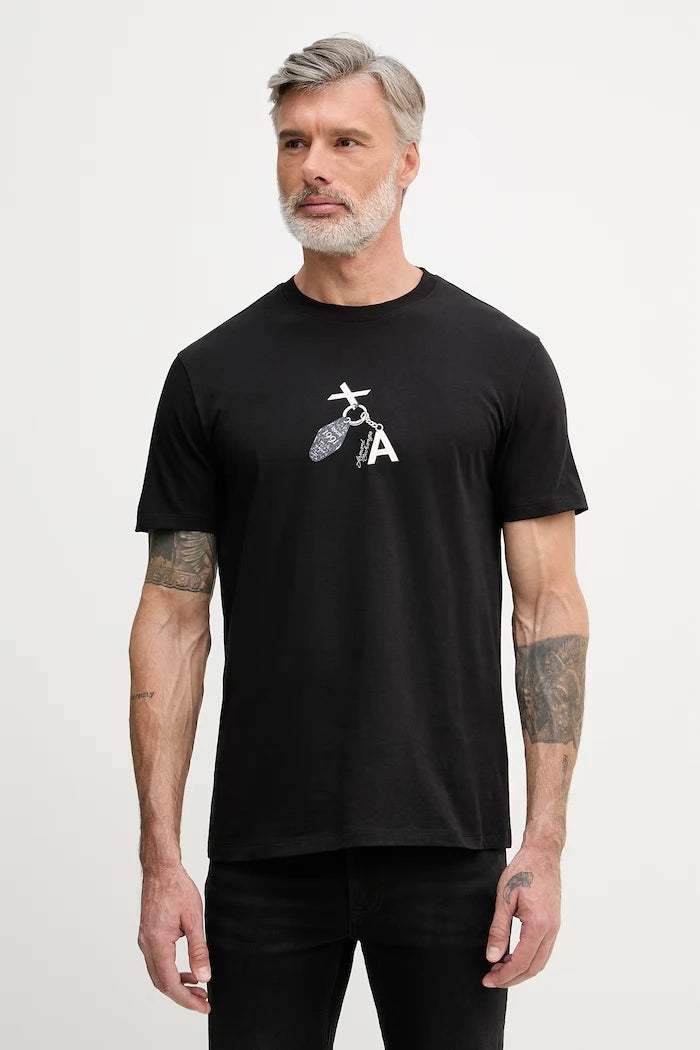 Armani Exchange тениска basic мъжка от памук