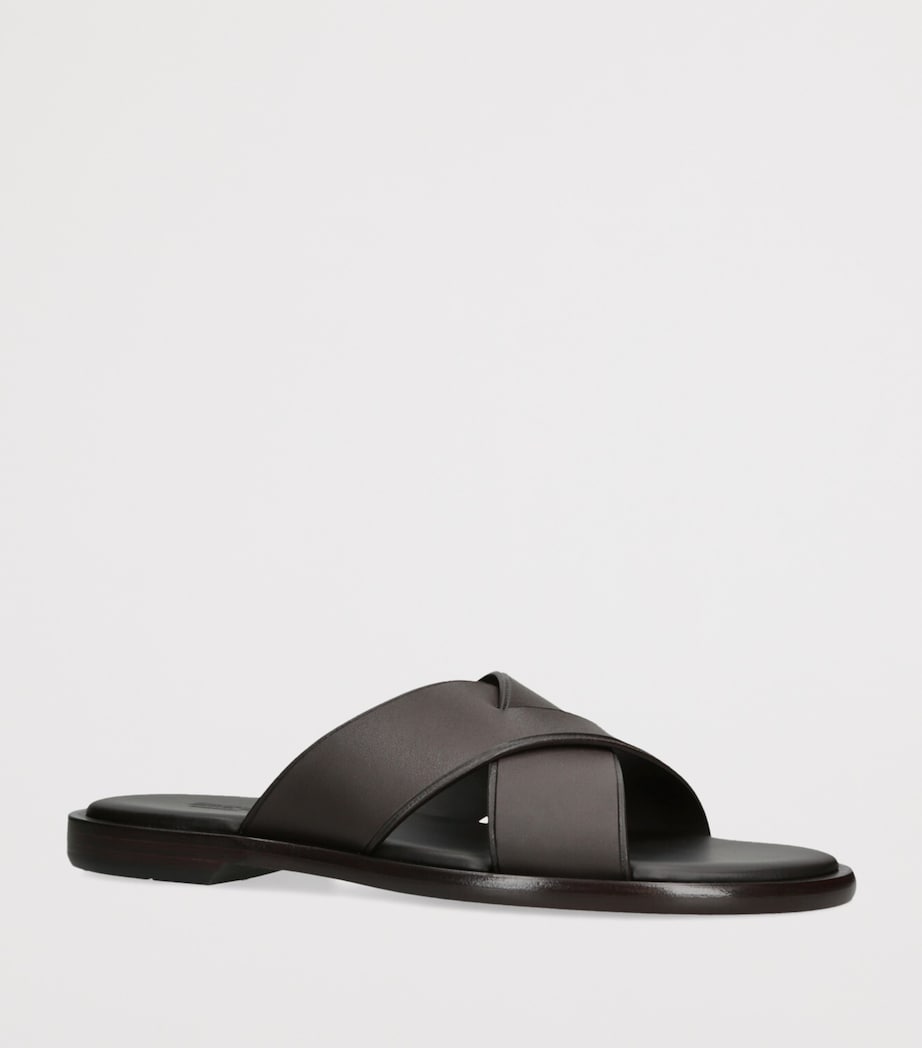 Zegna Leather Sandals
