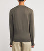 John Smedley Green Extra Fine Merino Wool Sweater