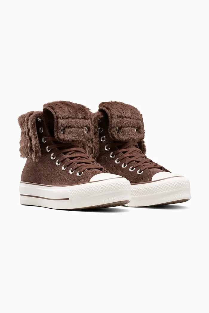 Converse Chuck Taylor All Star Star Fold Over Lift Yüksek Spor Ayakkabı