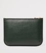Green Large Leather Ella Pouch