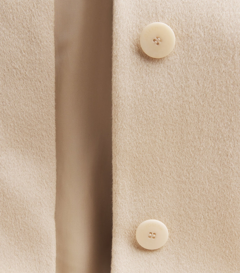 Beige Wool-Cashmere Loti Coat