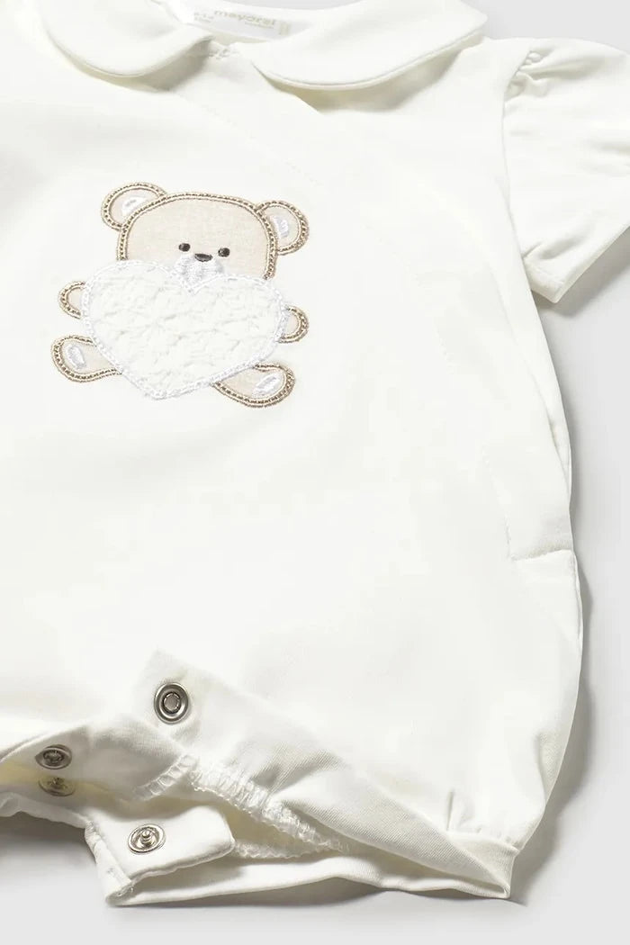 Бебешки къс гащеризон Mayoral Newborn (2 броя)