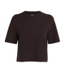 ME+EM Brown Felted Merino Wool T-Shirt