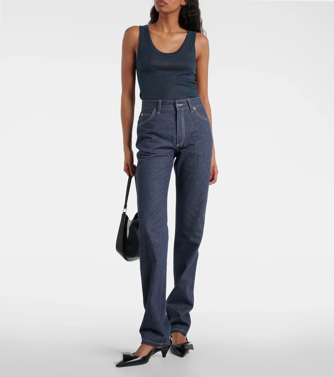 Loro Piana - Nedar high-rise straight jeans