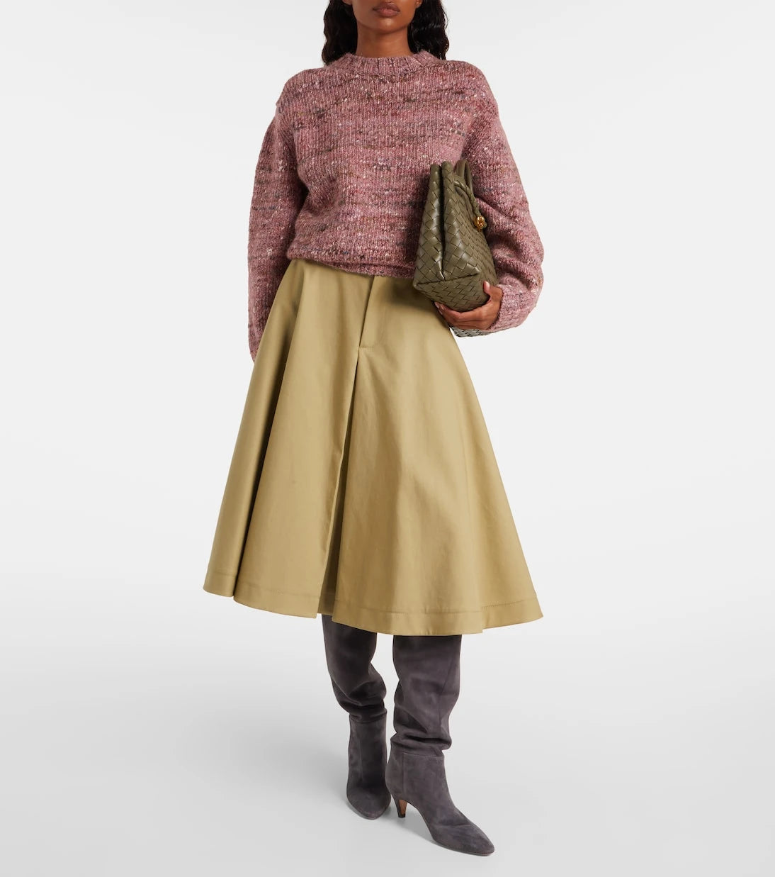 Gianvito Rossi - Elise 55 suede knee-high boots