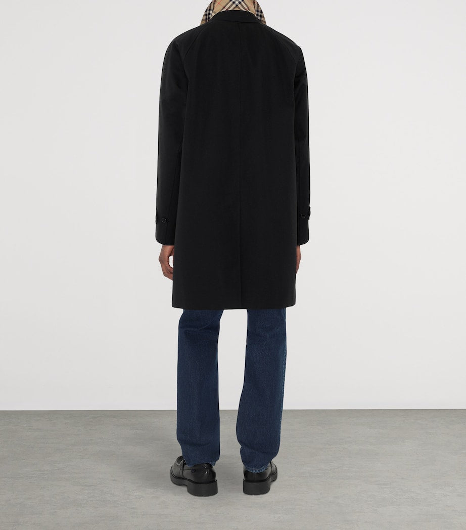 Mid-Length Camden Heritage Car Coat BLACK