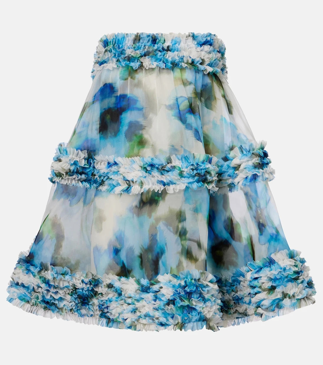 Zimmermann - Alchemy ruffled silk organza minidress