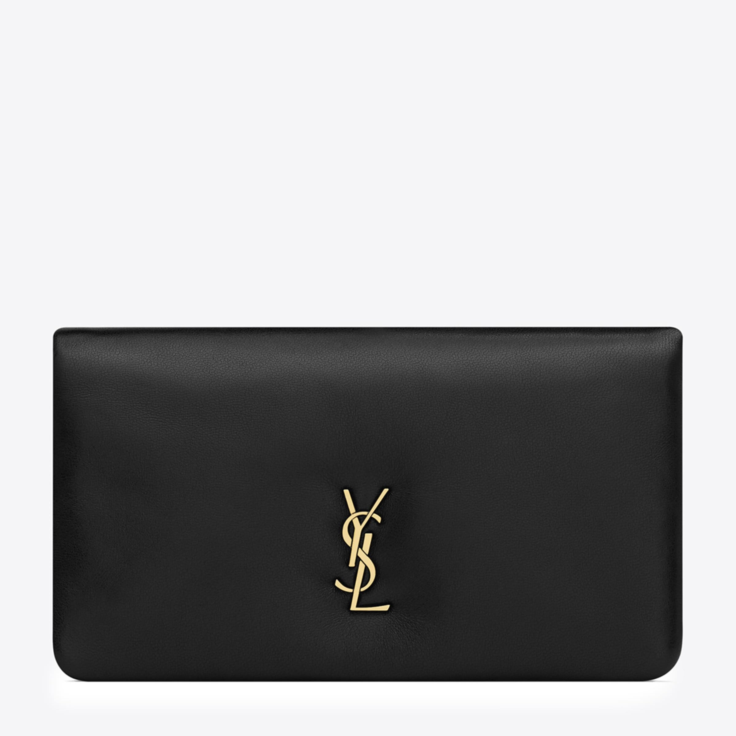 Black Leather Calypso Purse