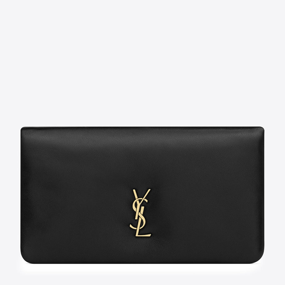 Black Leather Calypso Purse