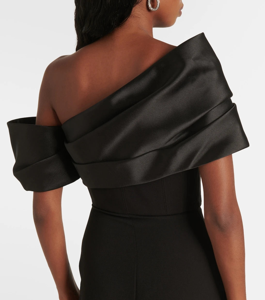 Solace London - Alexis satin-trimmed maxi dress