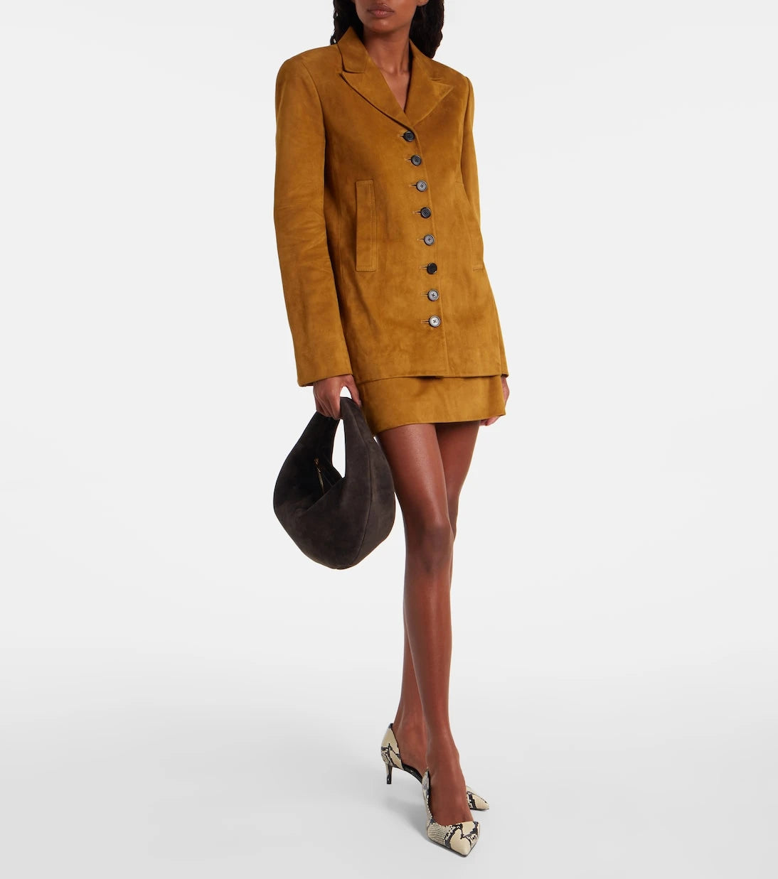 Khaite - Olivia Medium suede shoulder bag