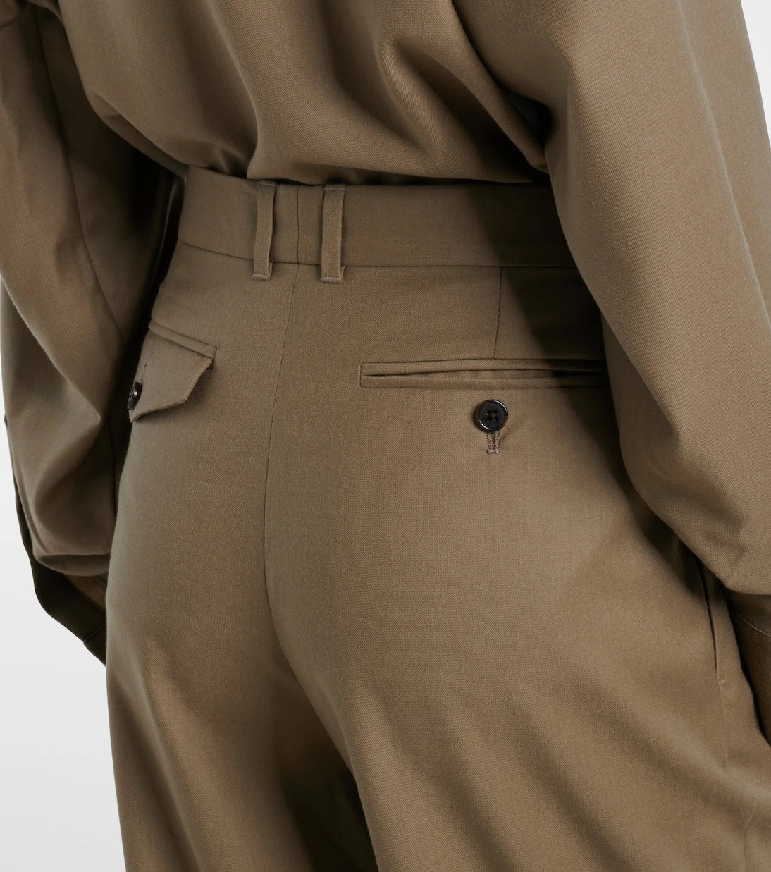 The Row - Sorina high-rise virgin wool pants