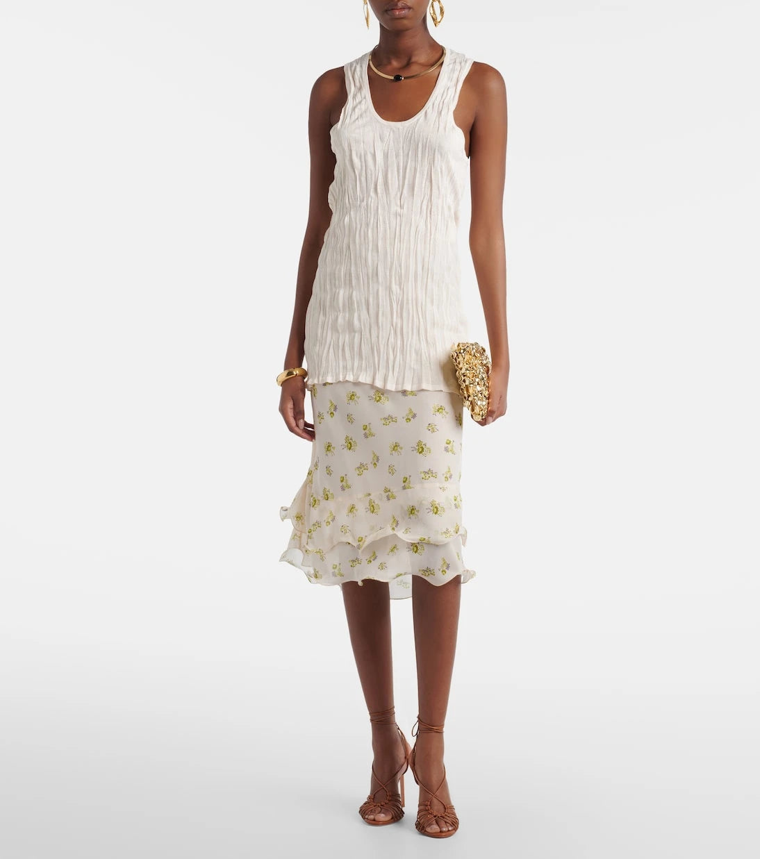 Aquazzura - Ritmo leather sandals