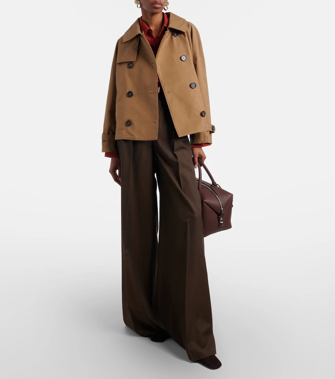 Max Mara - جاكيت Tesoro من نسيج التويل القطني المخلوط The Cube
