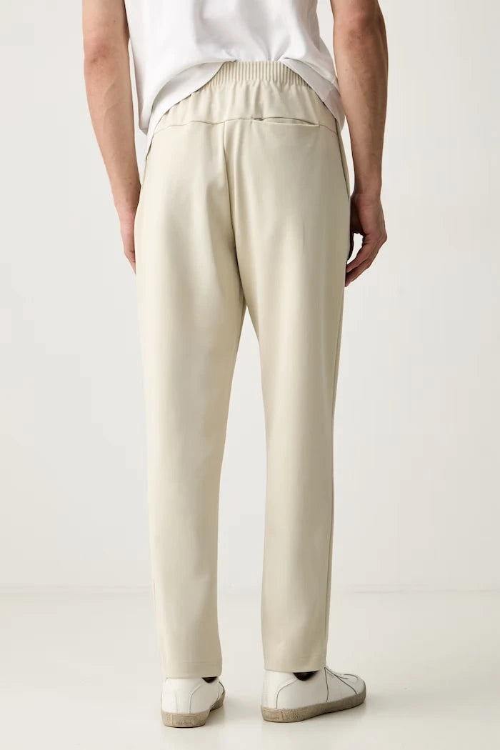 BOSS Green erkek pamuklu spor pantolon JT_Network Tapered