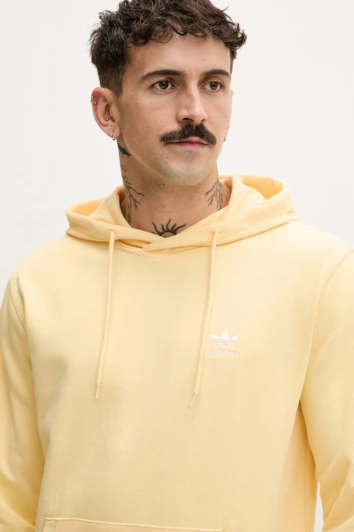 adidas Originals erkek pamuklu kapüşonlu sweatshirt
