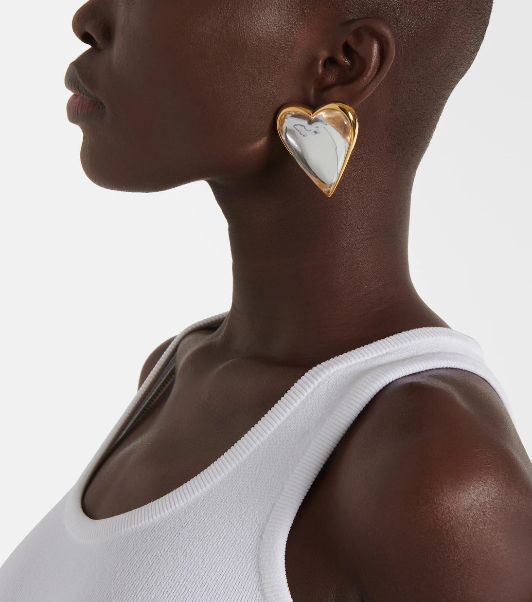 Alaïa - Le Cœur Bombe heart-shaped earrings