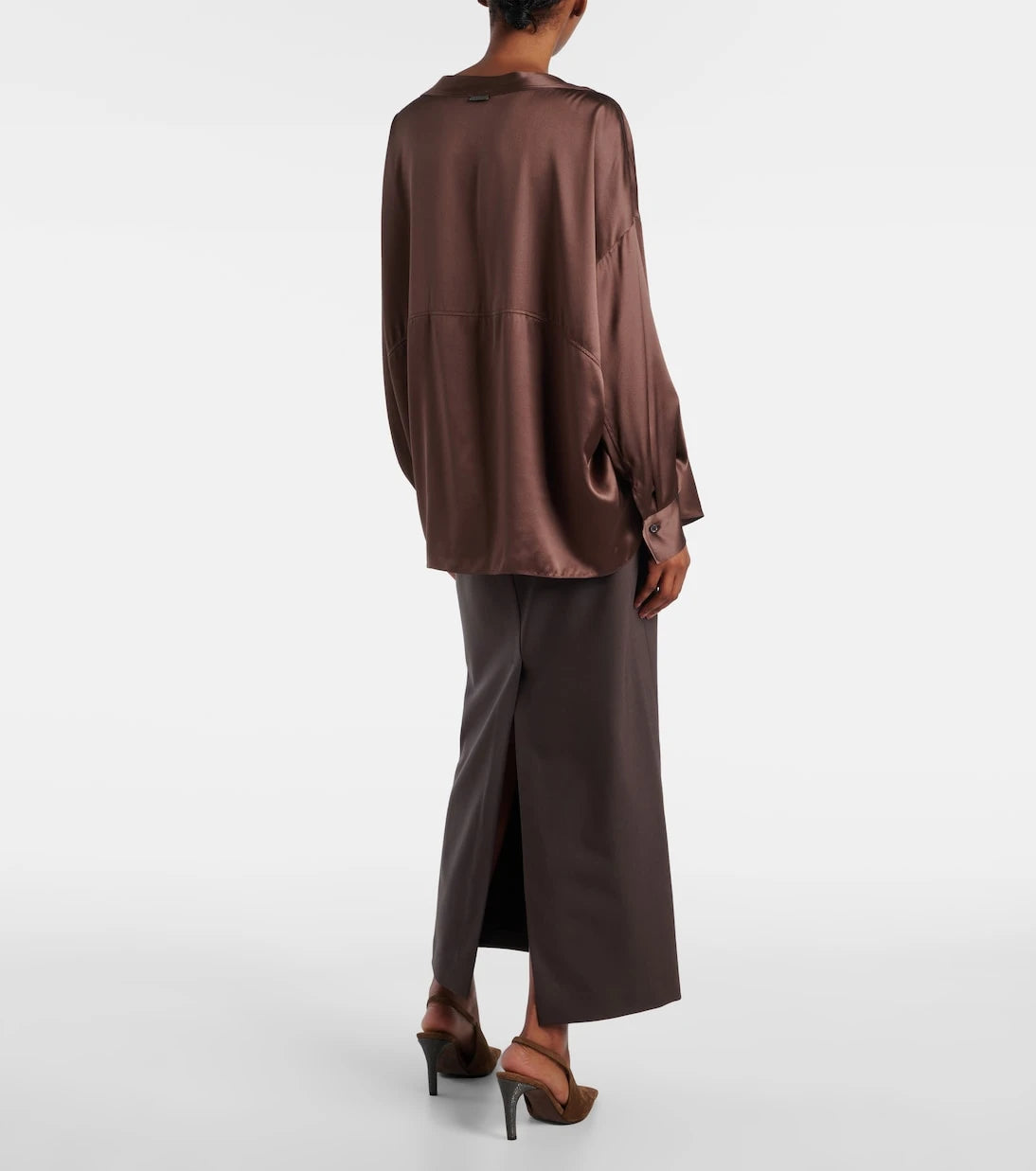 Brunello Cucinelli - Silk satin blouse