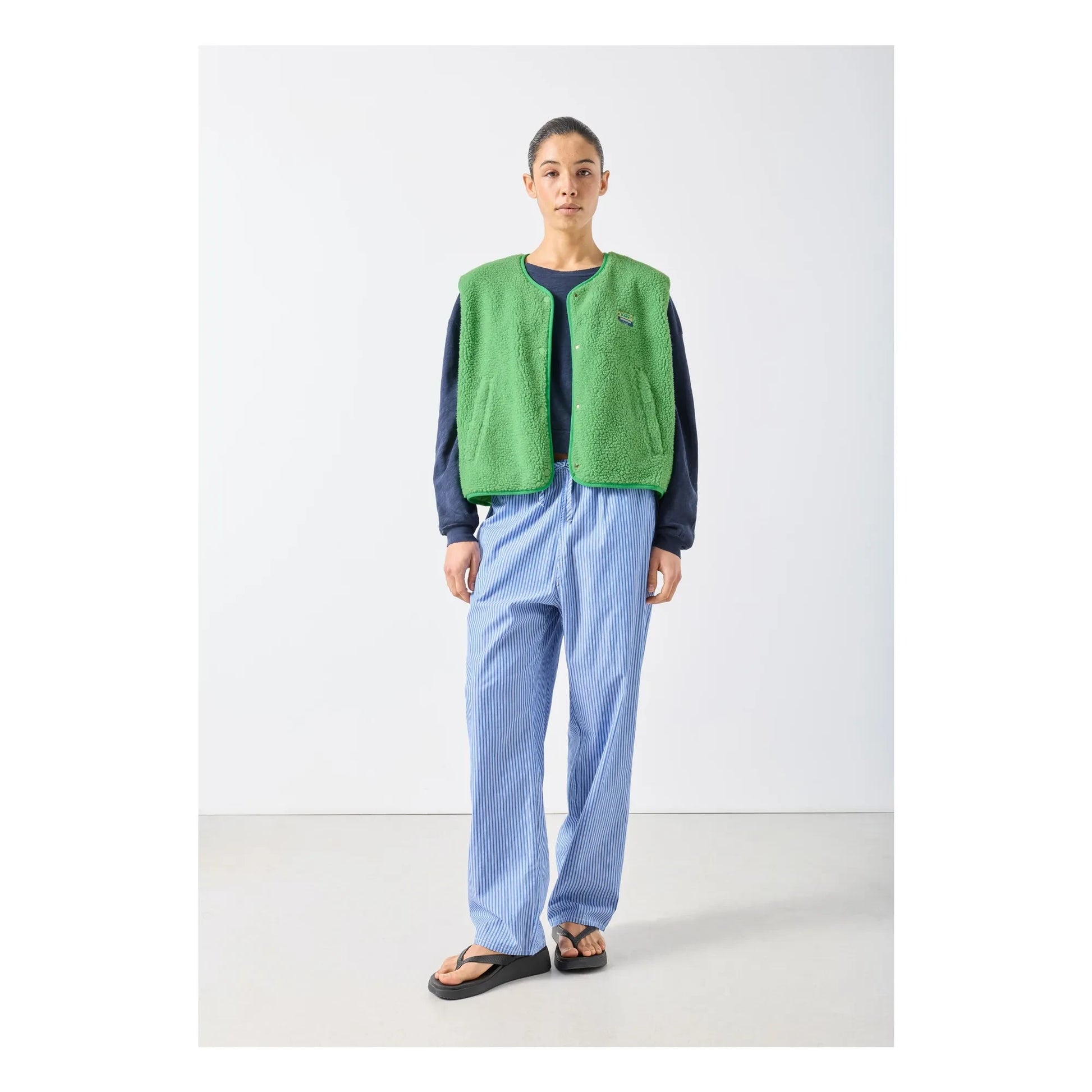 American Vintage - Hoktown Sleeveless Jacket | vert palmier