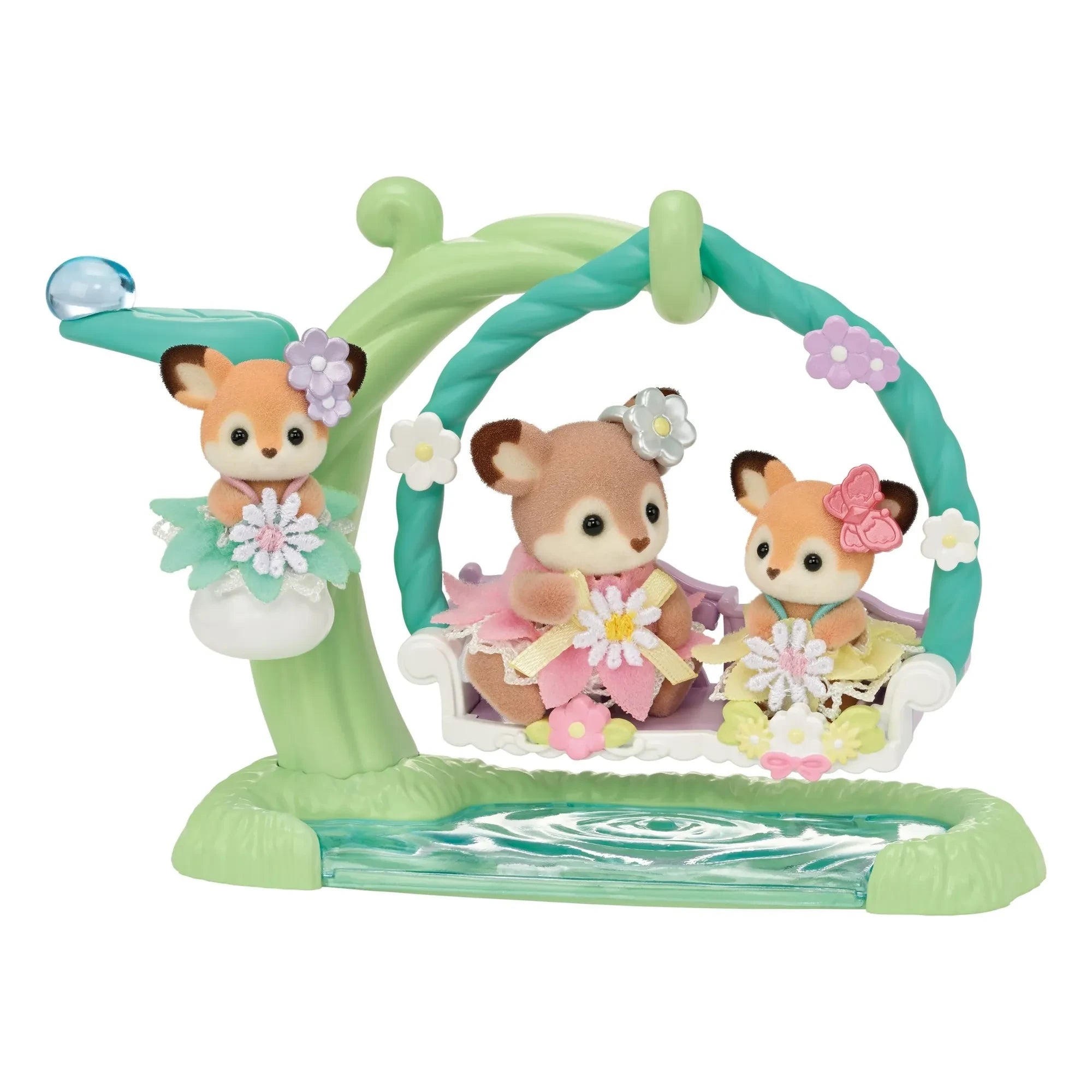 Sylvanian Families - Doe and swing babies
