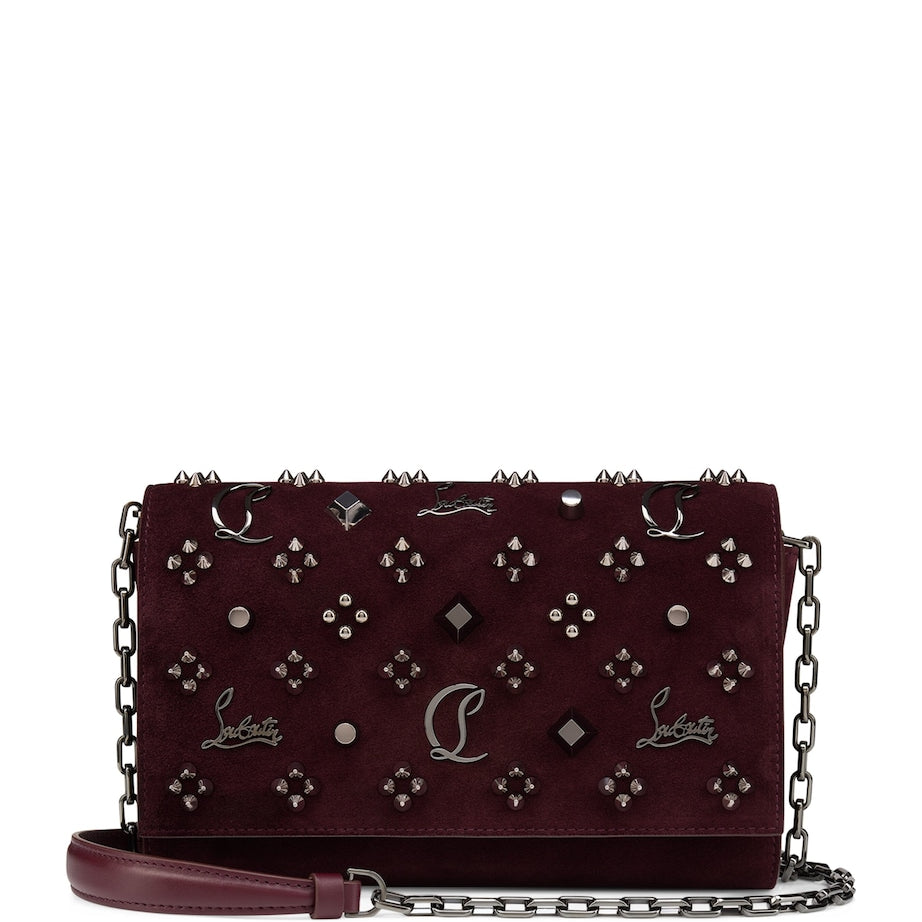 Red Paloma Leather Clutch Bag